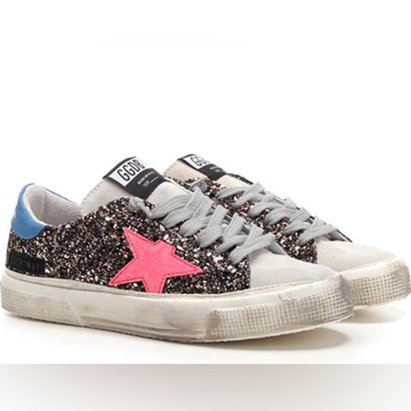 Golden Goose May Glitter Low-Top Sneakers - Picture 11 of 16